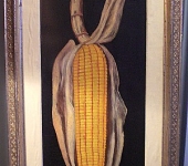Oil on Panel of Ear of Corn
