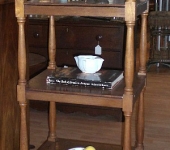 4-tier 1-drawer Mahogany Etagere