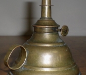 Portable Brass Whale Oil Lamp