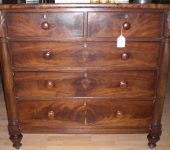 Mahogany 2-over-3 Chest of Drawers, Probably Halifax