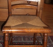 Figured Curly Maple Side Chair