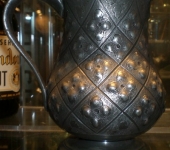 Decorated Pewter Tankard