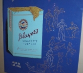 1950’s Player’s Cigarettes Cardboard Store Display Ad
