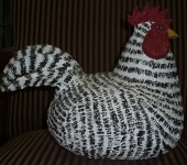 Folk Art Papier Mache Rooster