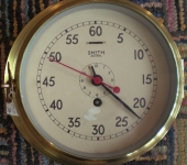 Large Smith Astral Ship Clock