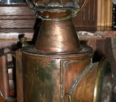 Early Copper Boat Lantern