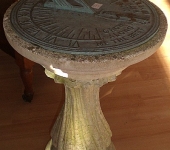 Sundial on Pedestal