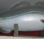 Large Hand-carved Folk Art Tuna